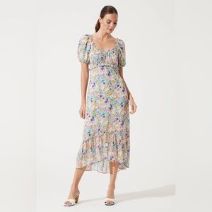 ASTR Pastel Midi Dress - size: L